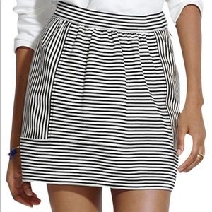 Madewell Striped Mini Skirt